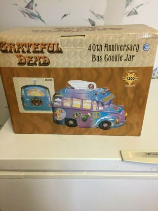 Grateful Dead 40th Anniversary Bus Cookie Jar