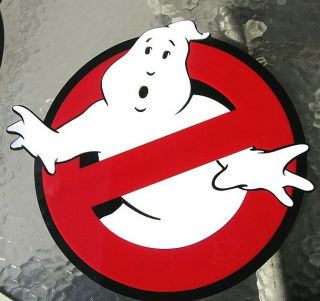 Ghostbusters 3d Art Sign Display Movies 3 - D Zombie Vampire War Monster Cave