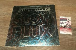 John Kay Of Steppenwolf Signed Slow Flux Album Jsa Certificate