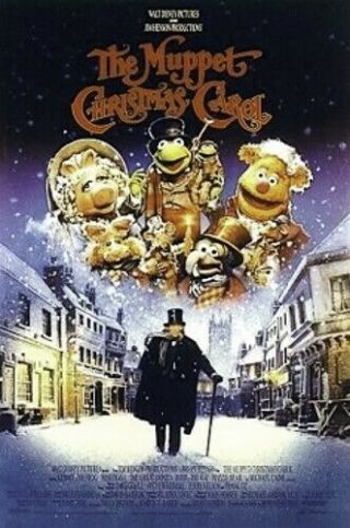 Muppet Christmas Carol 2/s Rolled Movie Poster 1992 Double Sided