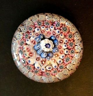 Richardson[?]/old English - Concentric Millefiori Paperweight - Early 20th C