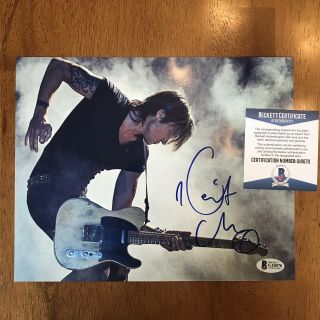 Keith Urban Signed Autographed 8x10 Photo Picture Beckett Bas