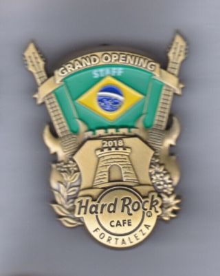 Hard Rock Cafe Pin: Fortaleza 2018 Grand Opening Staff Le150