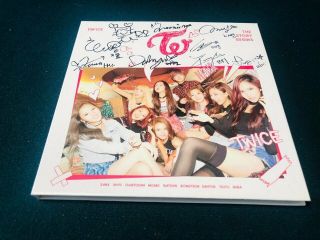 Twice All Member Autograph (signed) Promo Album Kpop