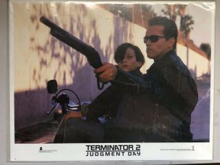 Terminator 2 Judgement Day Lobby Cards Full Set Arnold Schwarzenegger
