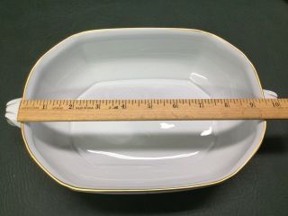 Vtg Spode Trade Winds Red Gold Trim Oval Covered Vegetable Bowl with Lid 5