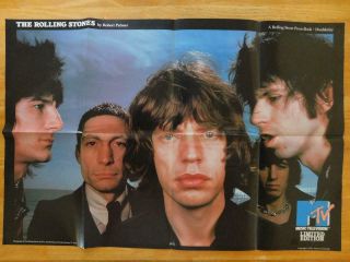 Rare - Mtv Limited Edition - Rolling Stones Poster 1976 (not)
