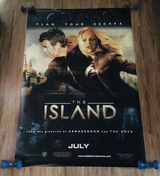 The Island 2005 Set Of 4’x6’ Bus Shelter Posters D/s Scarlett Johansson