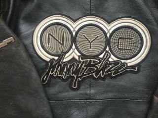 Johnny Blaze NYC Leather Jacket Method Man WuTang VIntage Mens Size 5XL 3
