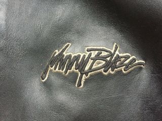 Johnny Blaze NYC Leather Jacket Method Man WuTang VIntage Mens Size 5XL 5