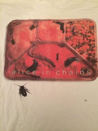Alice In Chains Rare Htf Oop Layne Staley Aic Tour Shirt Size Large 1995