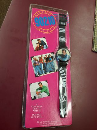 Vintage Luke Perry Dylan Mckay Beverly Hills 90210 Wrist Watch Nos Mip