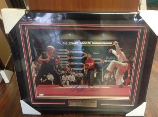 Ralph Macchio Autographed Signed And Framed 16x20 Photo Jsa The Karate Kid