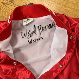 “There’s Something About Mary” – W.  Earl Brown Signed Jacket,  Earmuffs,  & Patch 2