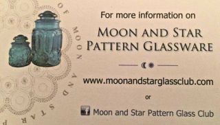 HTF Moon and Stars Pattern Glass PINK LE SMITH Round Lidded Powder Box Rare 6
