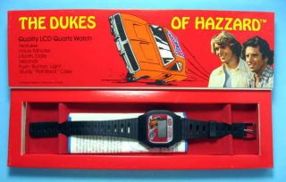 Dukes Of Hazzard Lcd Watch With Battery Installed