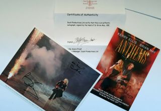 Signed Brian May And Kerry Ellis Flyer,  Brian May Photo & Cert Of Authenticity