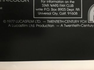 Star Wars “It’s Back” Movie Poster — 1977 27X41 3