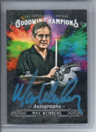 2018 Ud Goodwin Champions Splash Of Color Auto Max Weinberg Sp 1:15,  304 Packs