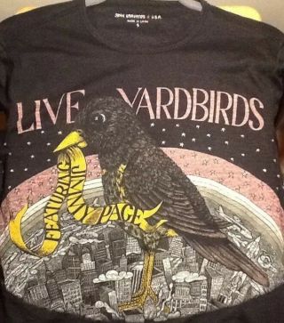 John Varvatos Jimmy Page Live Yardbirds Pre Led Zeppelin Lp Artwork Shirt Small