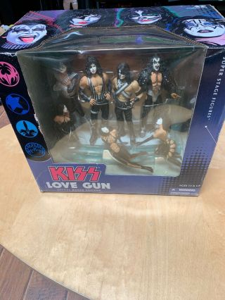 Kiss Love Gun Deluxe Boxed Edition Stage Figures Mcfarlane Gene Simmons