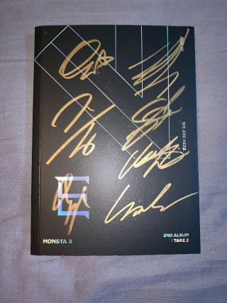 Monsta X - Signed We Are Here Take 2 Album - All Members - Hyungwon Photocard