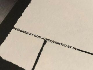 Jack White Stripes Rob Jones Poster Nashville Signed 11/20/2018 Boarding House 2