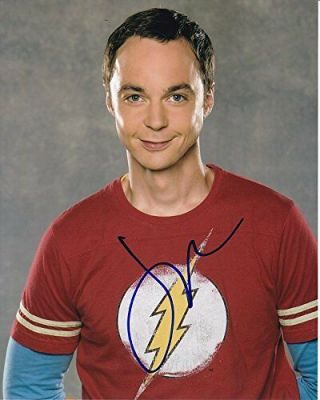 Jim Parsons Signed Autographed The Big Bang Theory Sheldon Cooper Photo