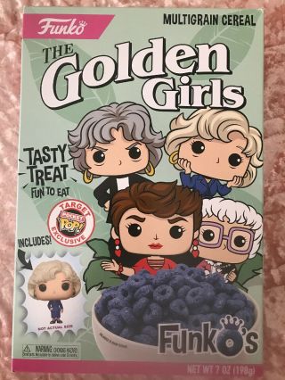 The Golden Girls Funko Cereal Limited Target Pocket Pop Betty White Exclusive