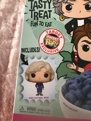 The Golden Girls FUNKO Cereal Limited TARGET Pocket Pop Betty White EXCLUSIVE 5
