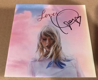 Taylor Swift Signed Auto Autograph Lover Cd Booklet Cover & Me Cd Single