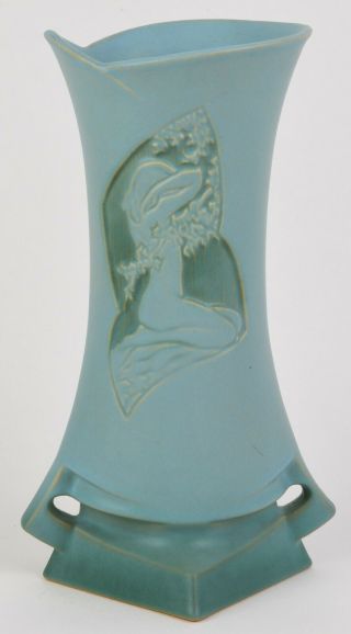 Roseville Silhouette Nude 10 " Vase Shape Number 787 - 10