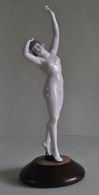 Vintage Harem Figure Bathing Beauty Figurine Dressel & Kister Passau Half Doll 2
