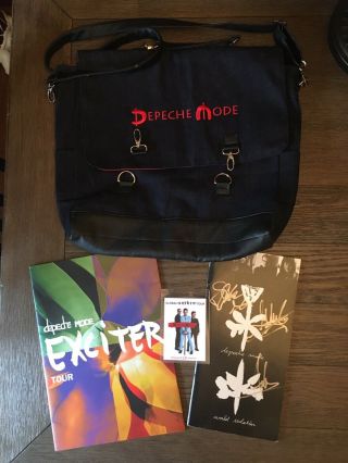 Depeche Mode Memorabilia - Spirit Tour Bag,  Signed Violator Program & Exciter