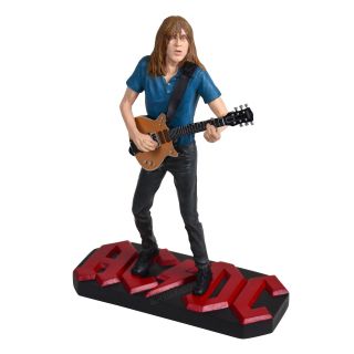 Ac/dc 2006 Knucklebonz Rock Iconz Guitar Hero Malcolm Young Statue Figure