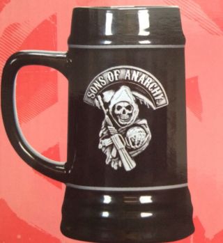 Rare Sons Of Anarchy Soa 22oz Ceramic Beer Stein Mug