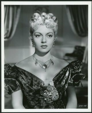 Lana Turner W Victorian Hair 1941 Mgm Photo " Dr.  Jekyll And Mr.  Hyde "