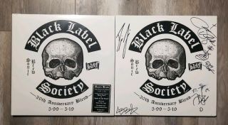 Black Label Society Signed Sonic Brew Vinyl 2 - Lp 20th Ann Autograph Zakk Wylde