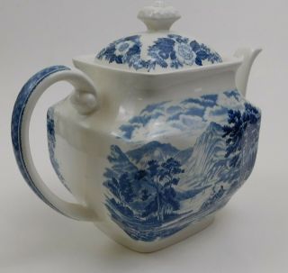 Royal Warwick Lochs Of Scotland Blue Tea Pot Loch Lomond 1161761 Teapot 8