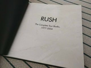 RUSH: The Complete Tour Books,  1977 - 2004 2