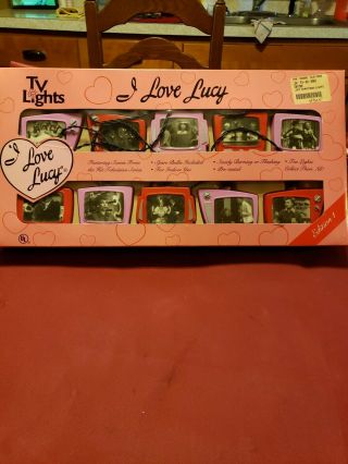 I Love Lucy Tv Lights Set,  Great For Parties,  Vintage 1997,