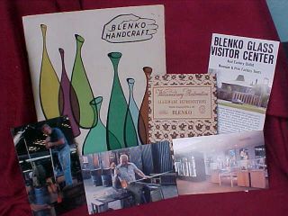 Vintage Blenko Glass Catalogs From 1951 And 1953