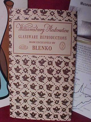Vintage Blenko Glass Catalogs from 1951 and 1953 2