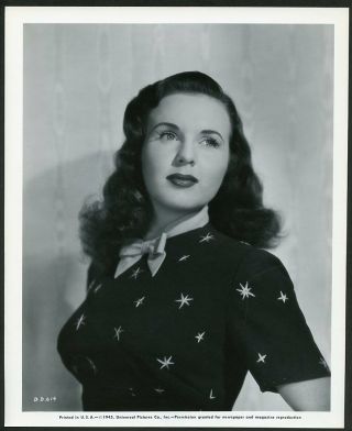 Deanna Durbin Vintage 1945 Universal Pictures Portrait Photo
