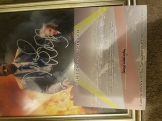 Denzel Washington Signed 8x10 Photo Jsa Man On Fire Authentic Autograph