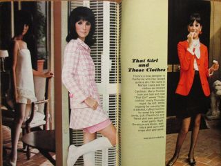 1968 Tv Guide (that Girl/henry Darrow/marlo Thomas/the High Chaparral)