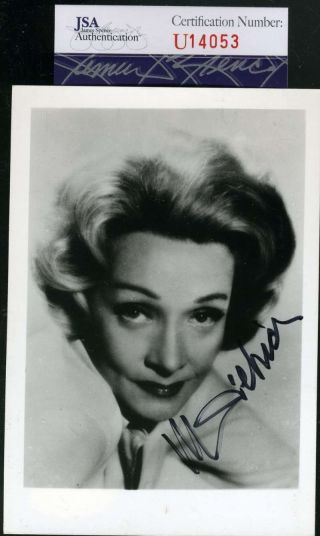 Marlene Dietrich Jsa Hand Signed Photo Authentic Autograph