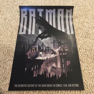 Sdcc 2019 Comic Con Exclusive 80 Years Of Batman Promo Poster