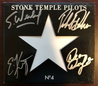 Stone Temple Pilots No.  4 Cd Signed Autographed