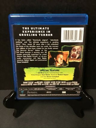 Evil Dead Blu - Ray Signed by Bruce Campbell,  Sam Raimi & Tom Sullivan 4